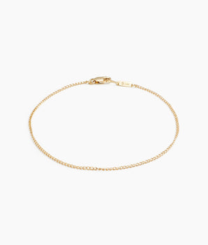 14k dainty chain bracelet