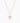 14k gold three stone diamond pendant necklace
