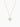 14k gold three stone diamond pendant necklace