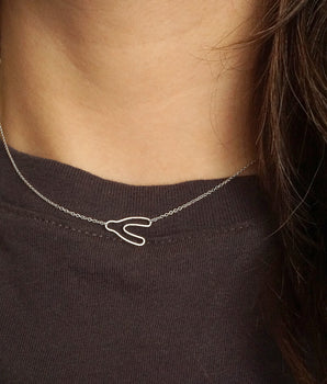 .925 Wishbone Necklace