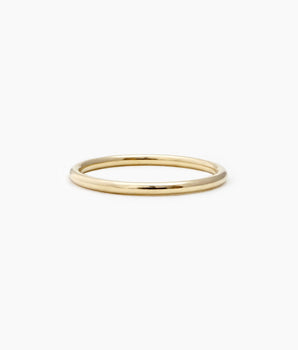 14k gold classic minimalist band