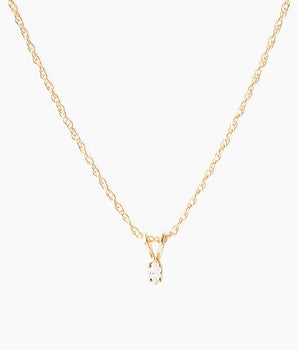 14k gold marquise diamond pendant necklace