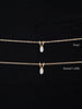 14k gold marquise diamond pendant necklace
