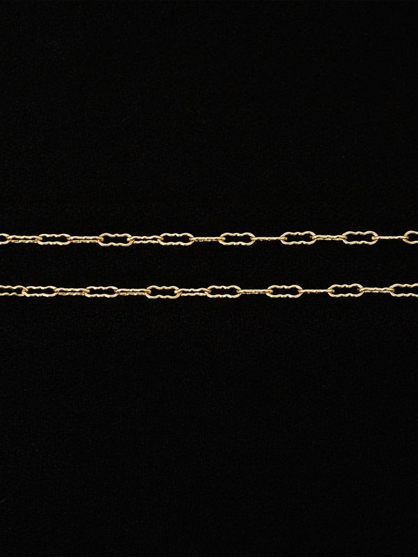 14k solid gold sweet nothings chain necklace