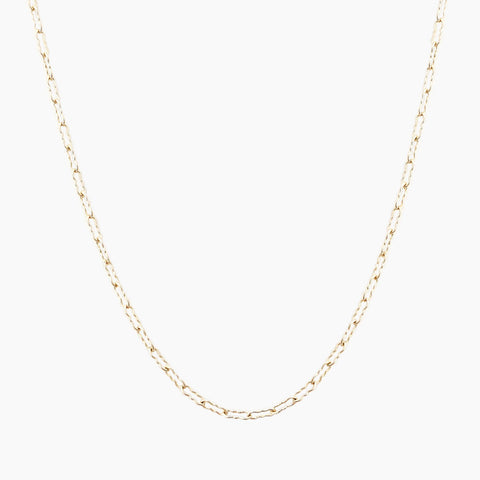 14k solid gold sweet nothings chain necklace
