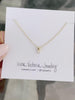 14k Solitaire Diamond Necklace