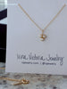 14k gold three stone diamond pendant necklace